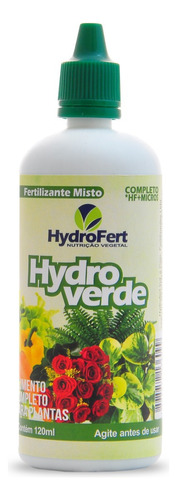 Fertilizante Misto Hydroverde Via Foliar Hydrofert 120ml