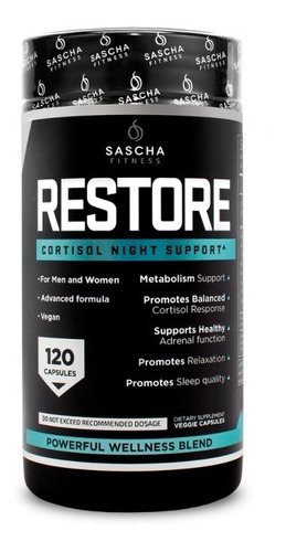 Restore Sascha Fitness 120 Cápsulas 