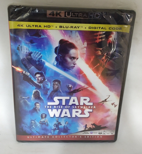 Blu Ray 4k Ultra Hd Star Wars The Rise Of Skywalker Disney