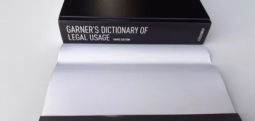 Livro Físico Garner's Dictionary Of Legal Usage Área Direito | HAPPIN PARTS