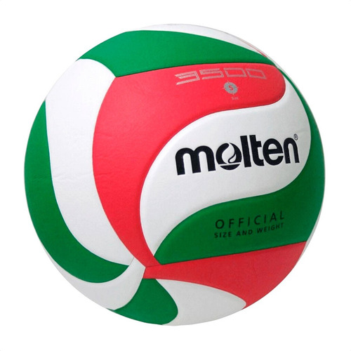 Imagen 2 de 4 de Pelota Voley Molten Pu 3500 Official Size And Weight