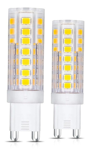 Imagen 1 de 10 de Pack X2 Foco Lampara Led G9 Fria Calida 220v 6000k 3500k