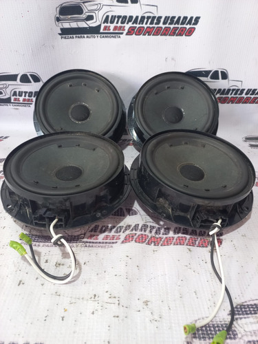 Set 4 Bocinas Originales Vw Jetta A4 2012 C,2008-2015 Negro (Usado)