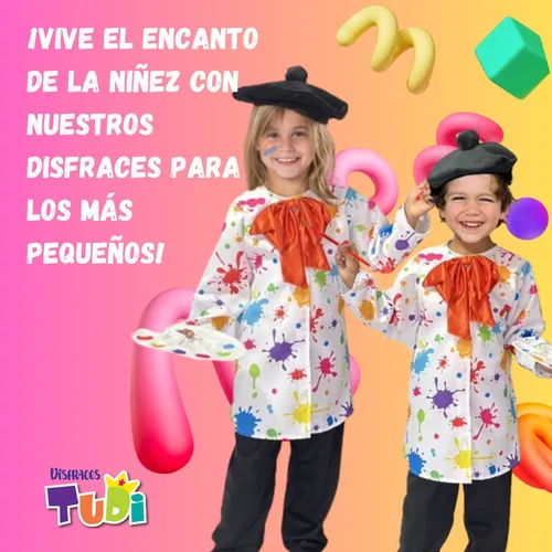 Disfraz Arte - Traje De Pintor - Disfraz Pintor - Disfraces