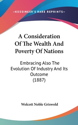 Libro A Consideration Of The Wealth And Poverty Of Nation...