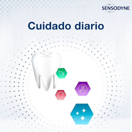Imagen 7 de 7 de Pasta dental Sensodyne Blanqueador Extra Fresh en crema 90 g