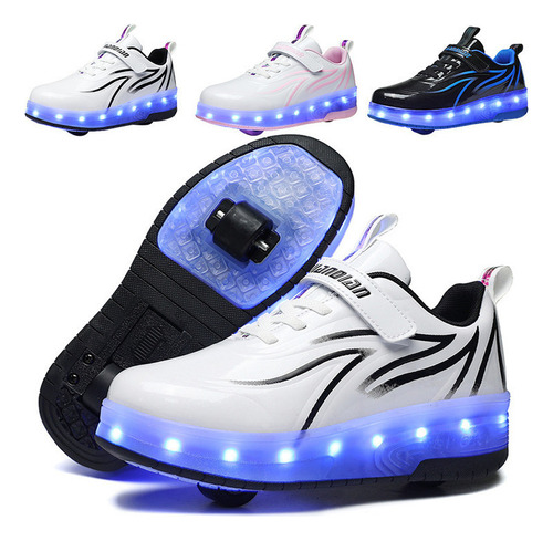 Zapatos Luminosos Para Patines De Dos Ruedas Para Niños24