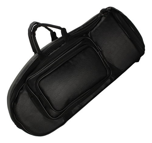 Semi Case Bag Para Trombonito Master Luxo Couro Pelucia