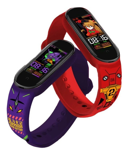 Correa Xiaomi Mi Band 5/6 Evangelion Eva 01 , Eva 02