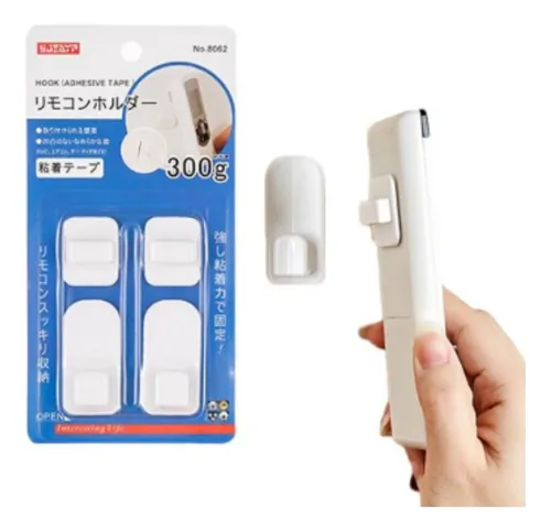 Enganches Para Colgar Doble Funcion Percha Autoadhesivo X2