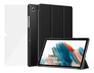 Funda Smart Cover Para Samsung Tab A8 10.5 2022 + Vidrio