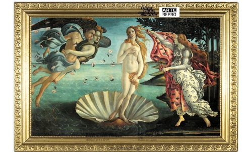 Nacimiento De Venus - Botticelli - Obra Maestra Cuadro Arte