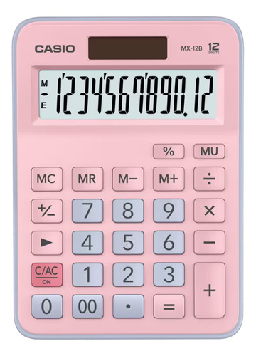 Calculadora Escritorio Casio Mx-12b - 12 Digitos Pantalla Xl