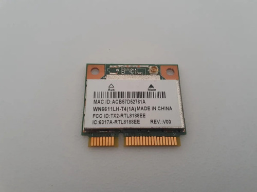 Placa Wifi De Notebook Realtek Rtl818ee Noblex A18w12