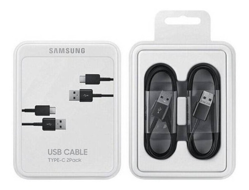 Cable Usb Tipo C Samsung Pack X2 Stcstorage Color Negro