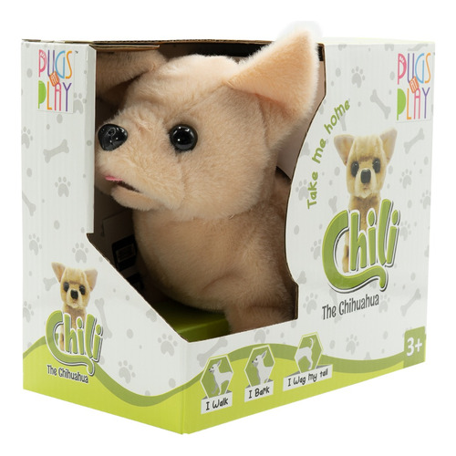 Peluche Interactivo Pugs At Play Chihuahua Chili Original