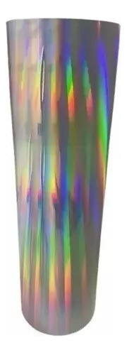 Adesivo Holográfico Rainbow Etiqueta Selo Recorte 1m X 61cm