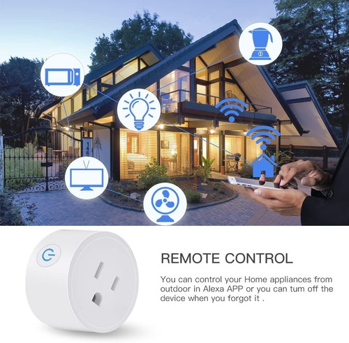 Imagen 7 de 7 de Enchufe Inteligente Zigbee Alexa Google Home Compatible