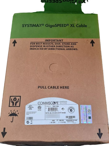 Cable Utp Cat6 Systimax Gris 1071e Modelo 700211964