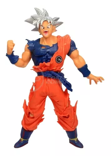 Boneco Goku Ultra Instinto Cabelo Cinza Prateado Colecionavel Super Sayajin  Dragon Ball Super