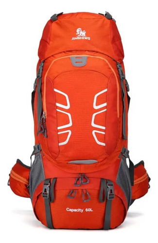 Mochila 60 Litros Trekking Impermeable Camping Con Soporte