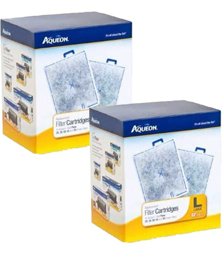 Aqueon Replacement Filter Cartridge Large 24 Count