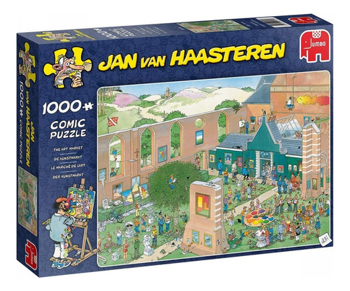 Puzzle 1000 Piezas The Art Market Por Jan Van H. - Jumbo