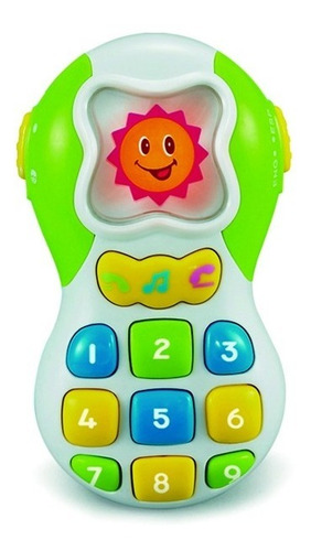 Telefono Didáctico C/ Luces Y Sonidos Celular Bebe Infantoys