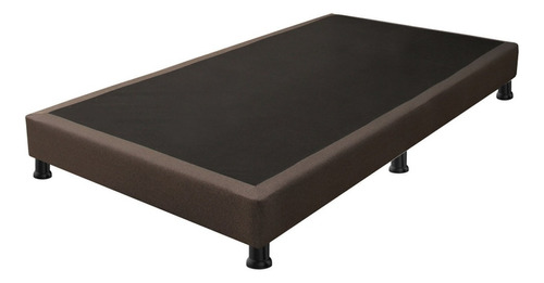 Base Cama Entera Sencilla 100 Cm X 190 Cm Color Marrón