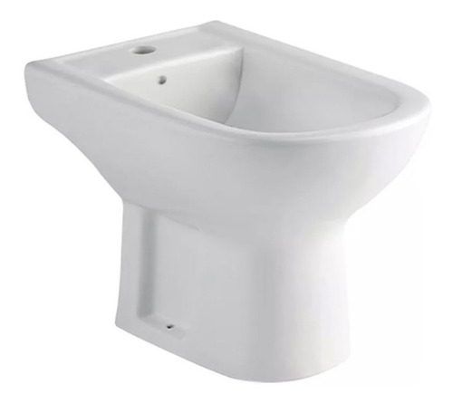 Bidet Ferrum Bari 1 Agujero Monocomando Blanco Loza Sanitaria