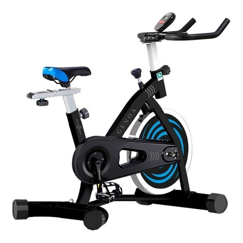Imagen 1 de 1 de Bicicleta estática Sportfitness Genoa 2.0 para spinning negra