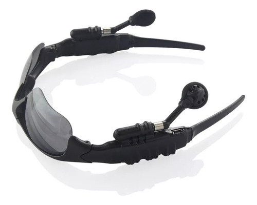 Óculos Escuros Fone De Ouvido Mp3 Via Bluetooth Esporte Prai