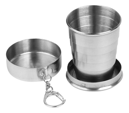 ' Vaso Plegable De 75 Acero Inoxidable Para Acampar,