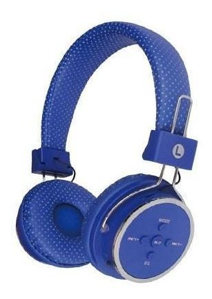 Headphone Bluetooth S/ Fio Wireless Micro Sd Fm A-b05 Azul