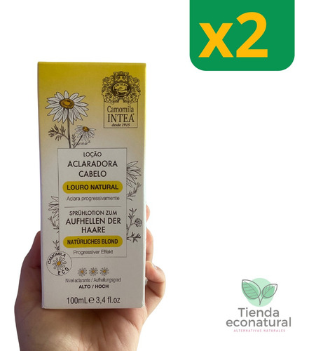2 Botellas Camomila Intea® Loción Manzanilla Rubio Natural