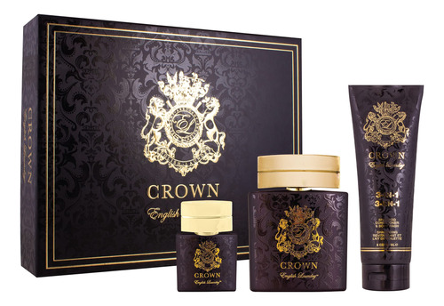 Set De Regalo De Perfume English Laundry Crown De 3 Piezas P