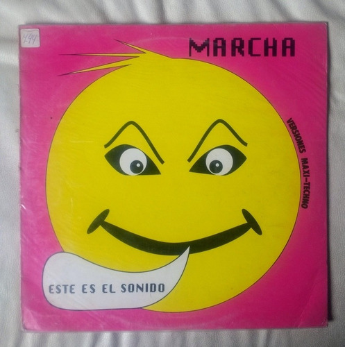 Marcha Este Es El Sonido Versiones Maxi Techno Vinilo
