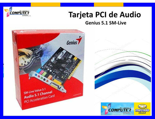 Tarjeta De Sonido Genius 5.1  Somos Tienda