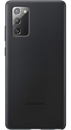 Samsung Leather Cover Para Galaxy Note 20 Normal Black