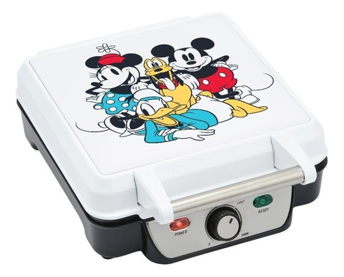 Máquina Para Hacer Gofres De Cuatro Rebanadas Mickey & Frien