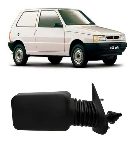 Espejo Fiat Uno 1992 1993 1994 1995 1996 Con Control Derecho