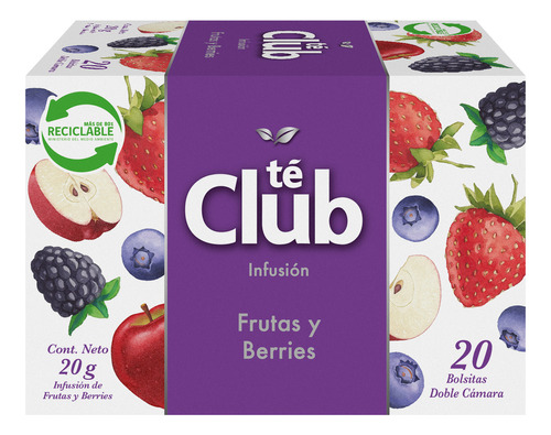 Infusión Club Frutos Rojos 20 Bls