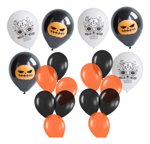 Combo Kit Halloween Ambientación Decoración Cotillon