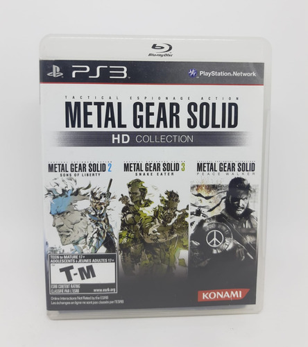 Metal Gear Solid Hd Collection - Jogo Usado Ps3