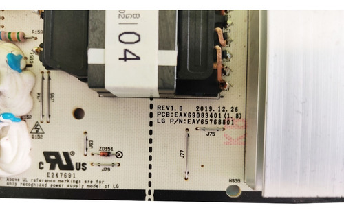 Fuente Modelo Oled55bxpua N/p Eax69083401 (1.8)