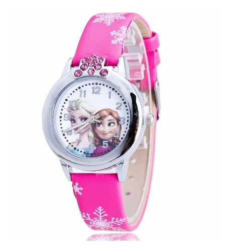 Relógio Frozen Pulseira Pink Rg011c Super Promoção!!!