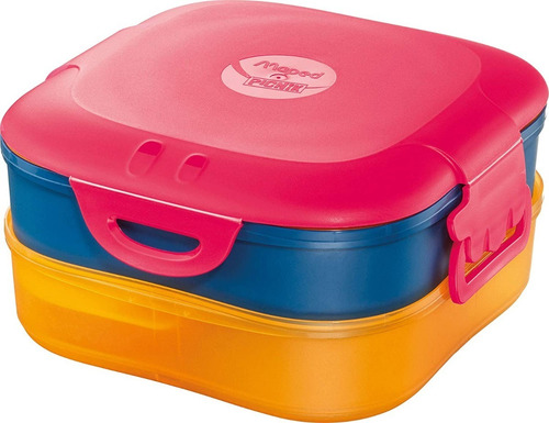 Imagen 3 de 8 de Taper P/ Alimentos Compartimento 3 En 1 Contenedor Maped Edu