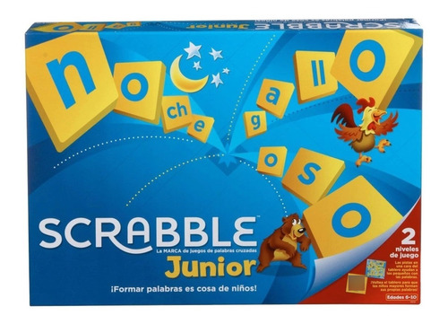 Scrabble Junior Juego De Mesa Para Formar Palabras Sku 5474