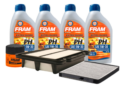 Aceite Mineral 5w30 + 3 Filtros Wave L4 1.6l 05 A 08 Fram