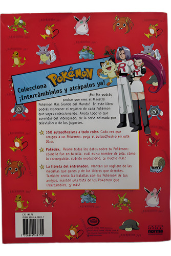Libro Oficial De Autoadhesivos Pokémon Nintendo (Usado)